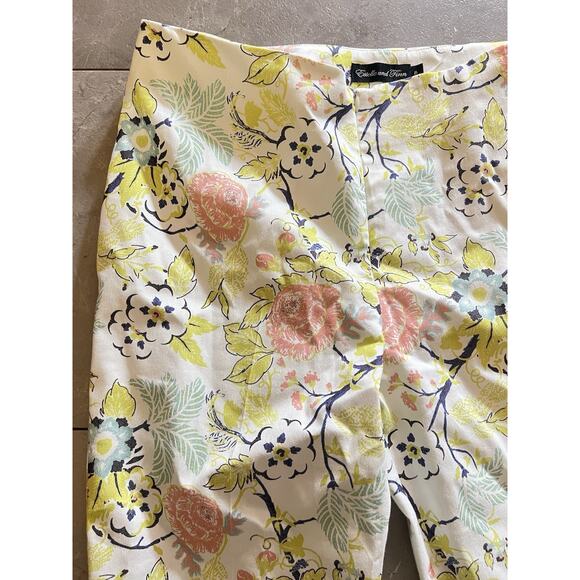 Estelle and Finn Floral Pattern Pants Size 8 - Picture 2 of 7